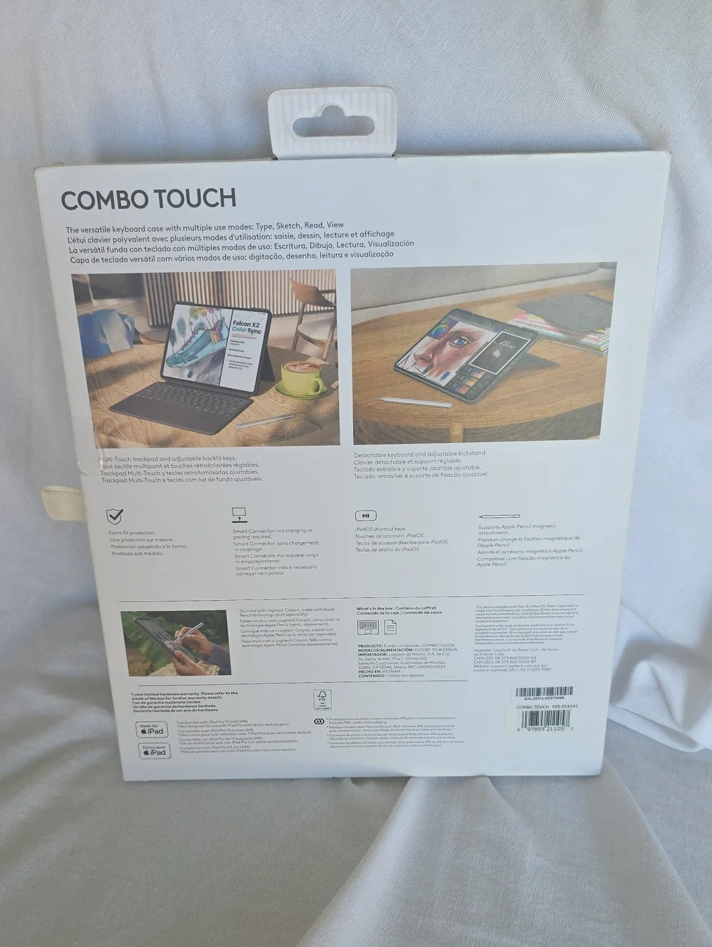Logitech Combo Touch Keyboard Case for iPad Pro 13-inch (M4).